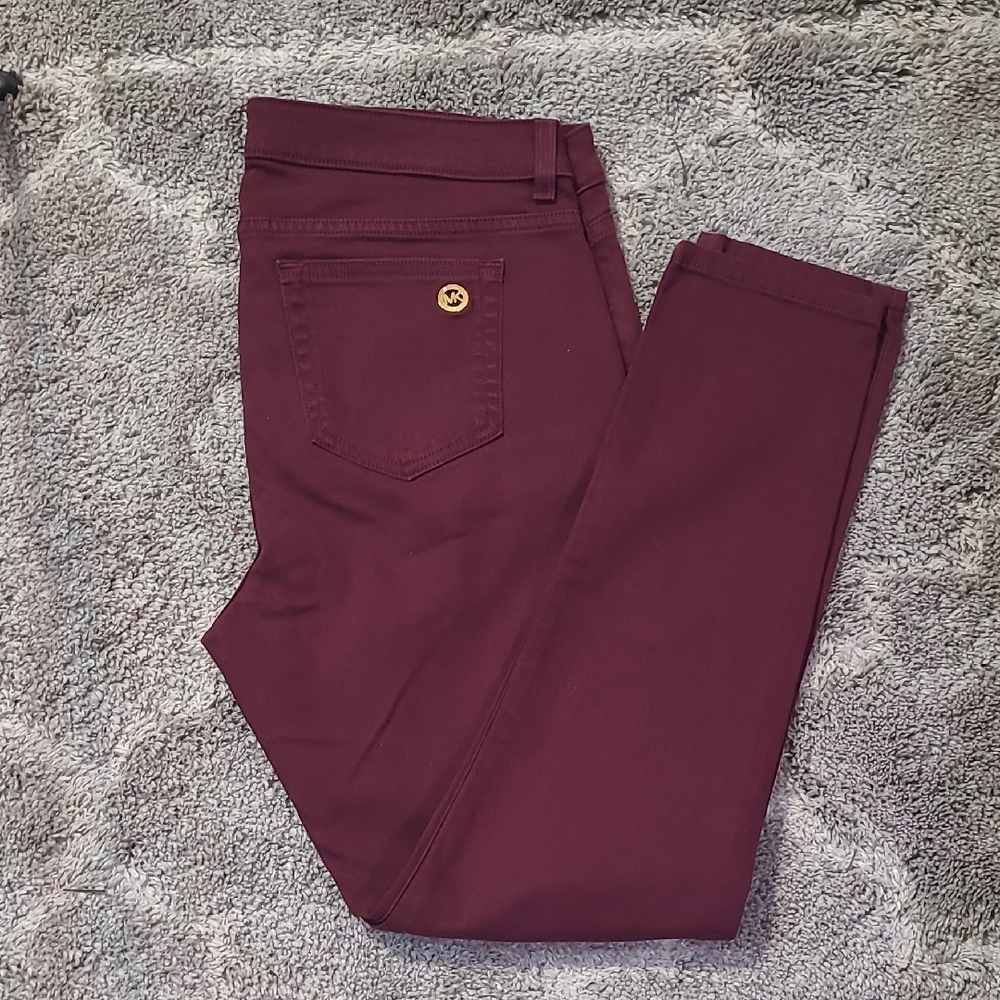Michael Kors Women's Skinny Jeans - Burgundy